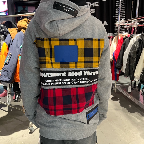 卫衣连帽字母秋冬格子双面保暖格纹经典冬季男款带帽加厚户外