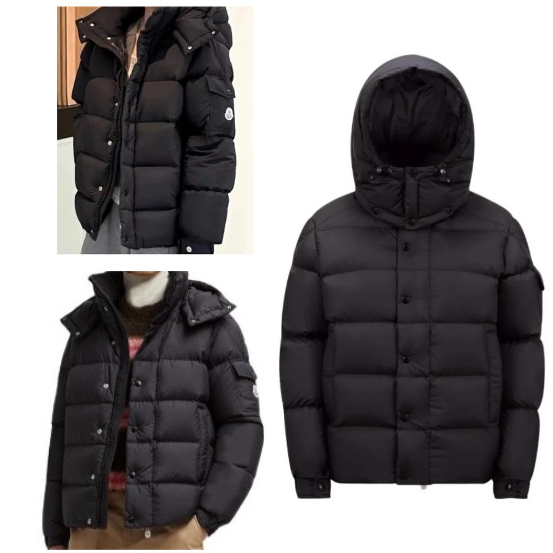 99新 Moncler Maya70周年短款羽绒服 黑色