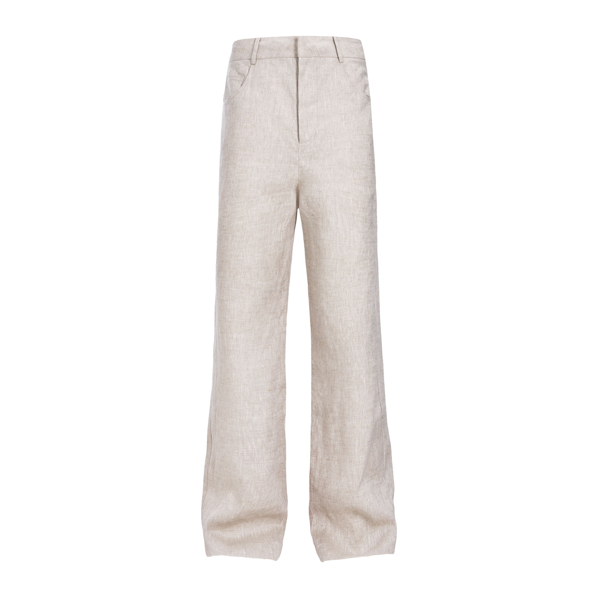 Casoulty Linen Trousers/亚麻西裤 100%亚麻 老钱poshfit 200g重