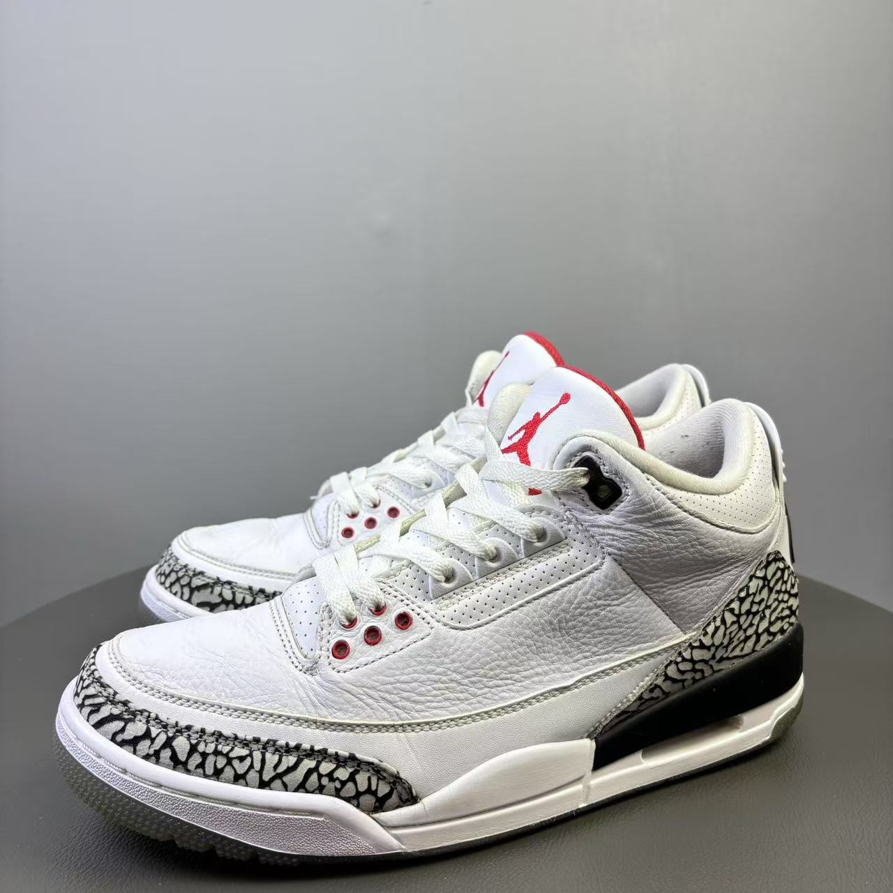 95新 AIR JORDAN 44码/内长280 AJ白水泥（2018）球鞋 非原盒