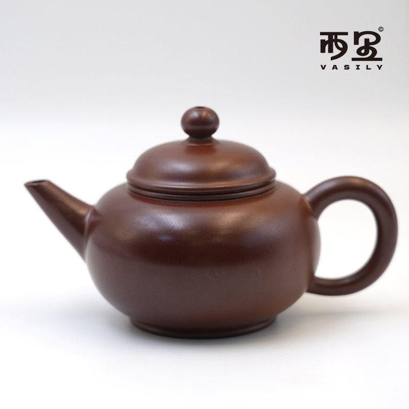 西里茶事「陶壶·水平」 坭兴陶壶 纯手工手制
