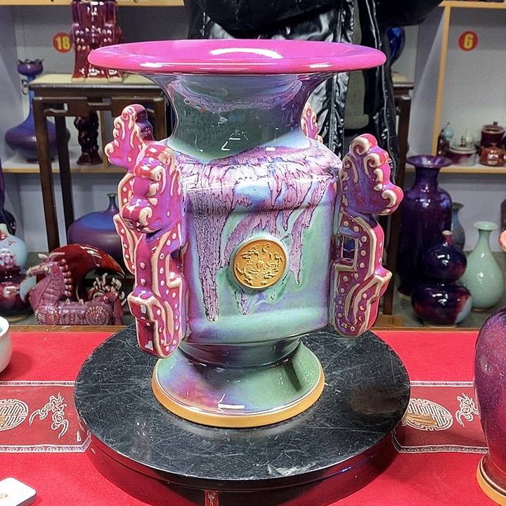 瓶中国神垕精品钧瓷