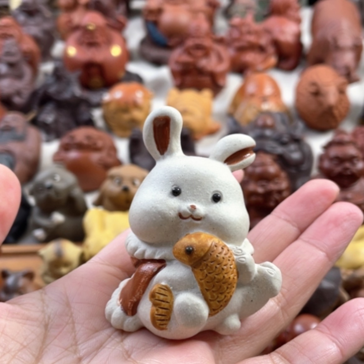 【闪购商品】紫砂茶宠紫砂兔子