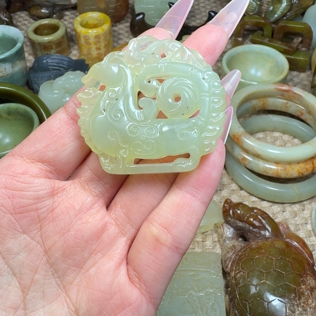 吊坠白玉菩提挂件
