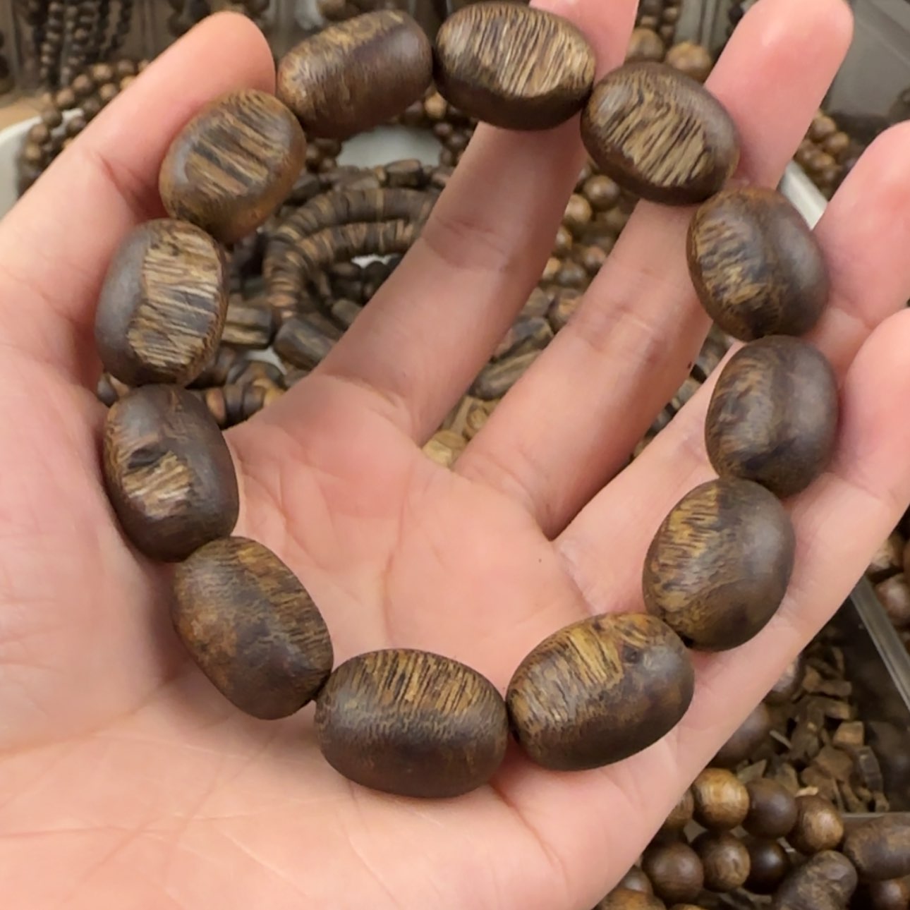 【闪购商品】沉香手串机*柴奇楠手串13克