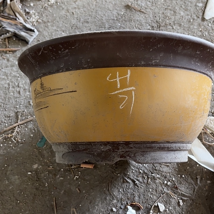宜兴紫砂花盆，现货发
