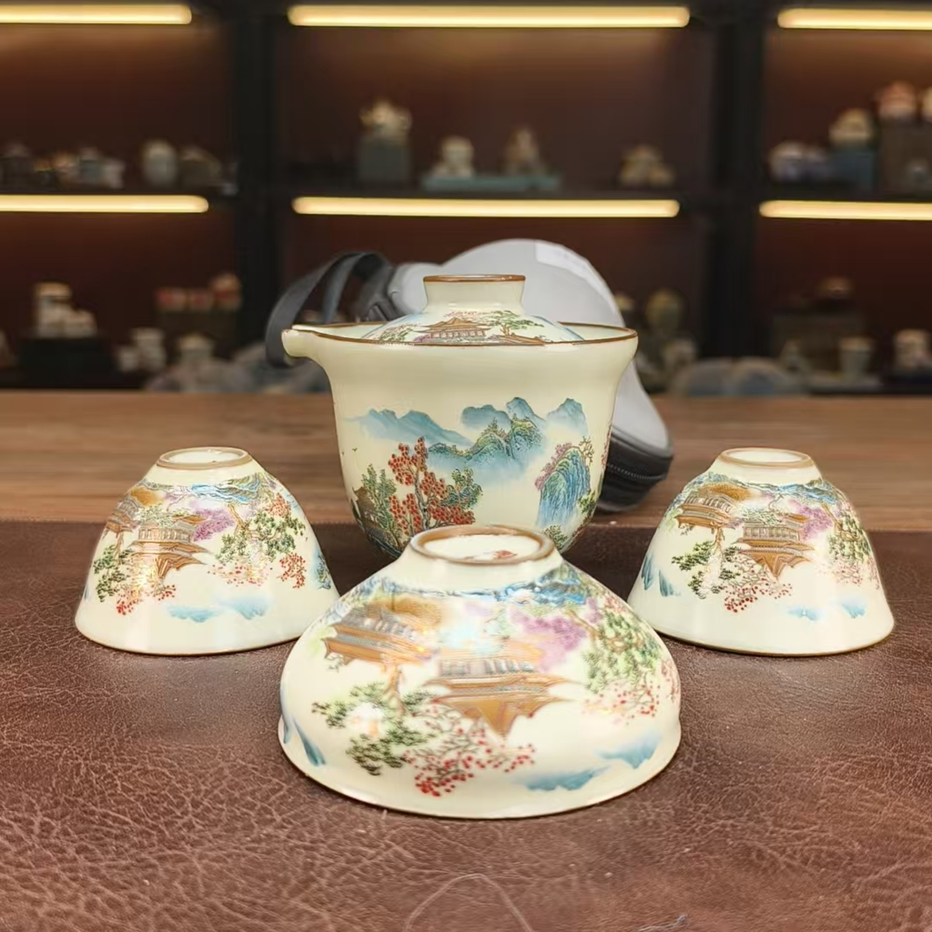 山水快客茶具H310