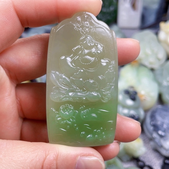 和田玉挂件未镶嵌