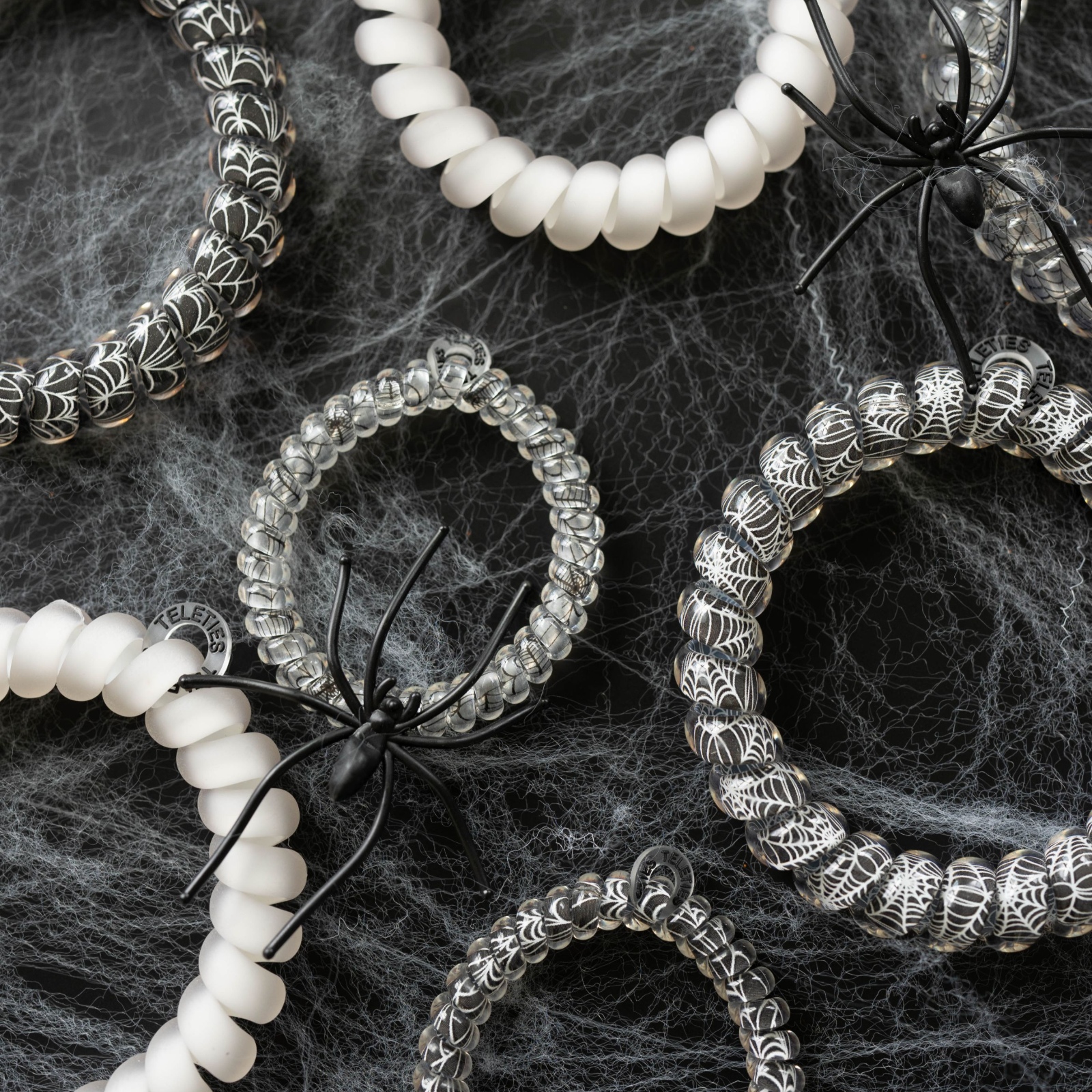 TELETIES万圣节新品发圈日韩甜美风欧美风女发圈发绳发饰酷帅风