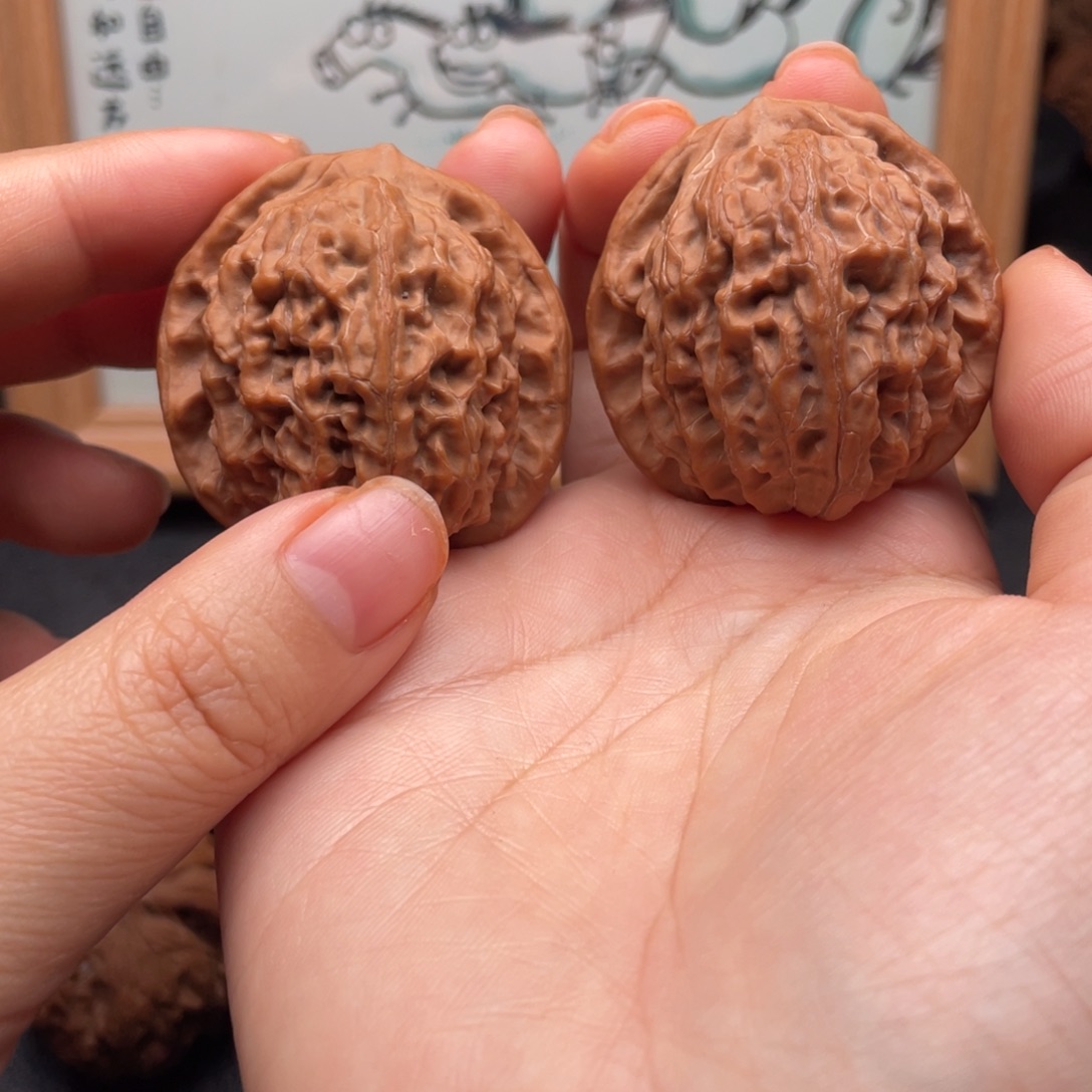 文玩核桃把件41全品蓟县元宝