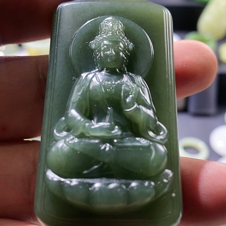 和田玉观音未镶嵌