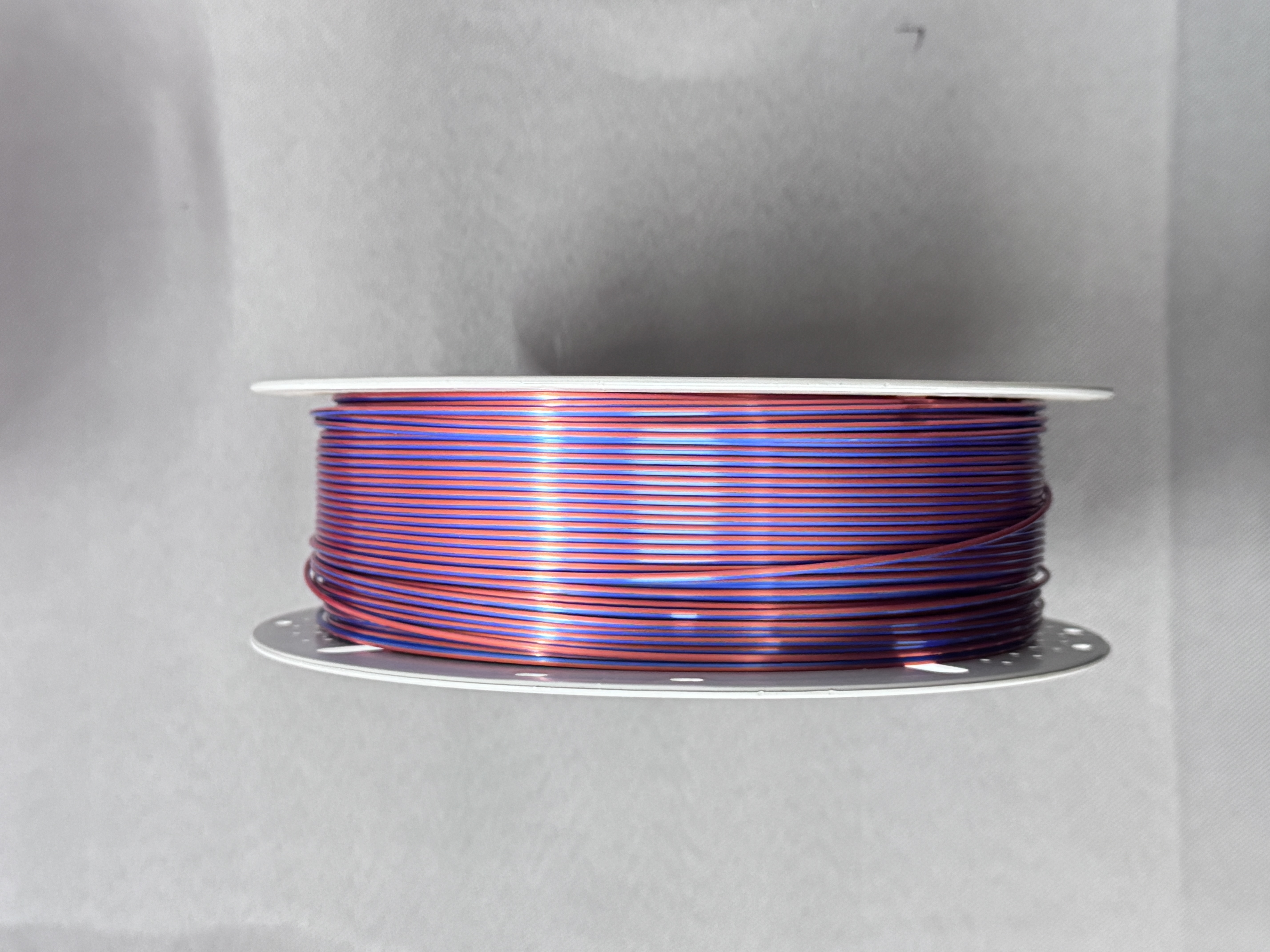 3Ｄ打印耗材PLA丝绸红蓝色