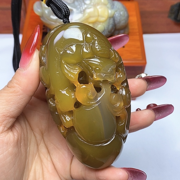 玛瑙/玉髓手把未镶嵌用****1