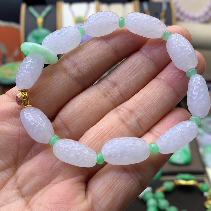 翡翠未镶嵌手链翡翠手链