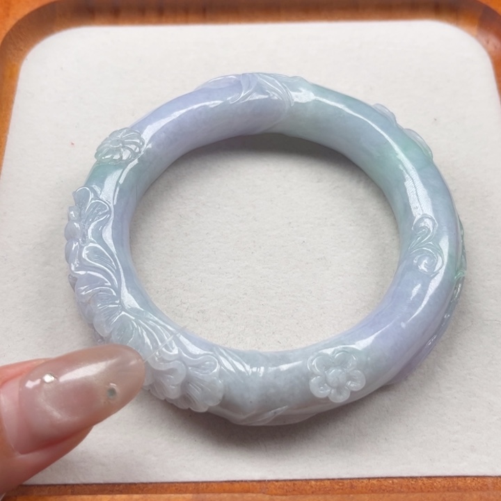 翡翠未镶嵌颈饰012春彩圆条54.3