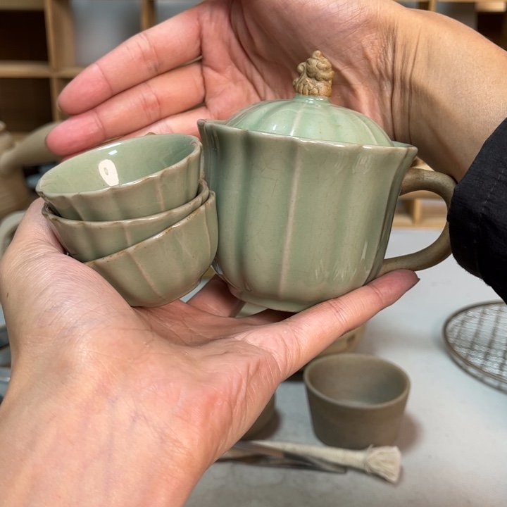 壶老段烧陶瓷茶器