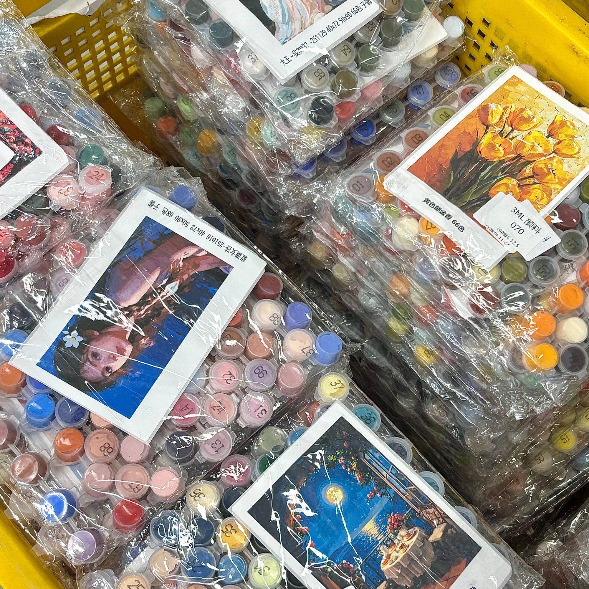 清仓颜料处理 401-600 diy数字油画