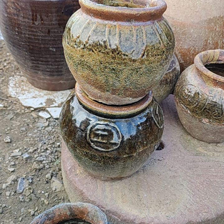 陶土老陶罐一物一拍瞧清看好不退不换