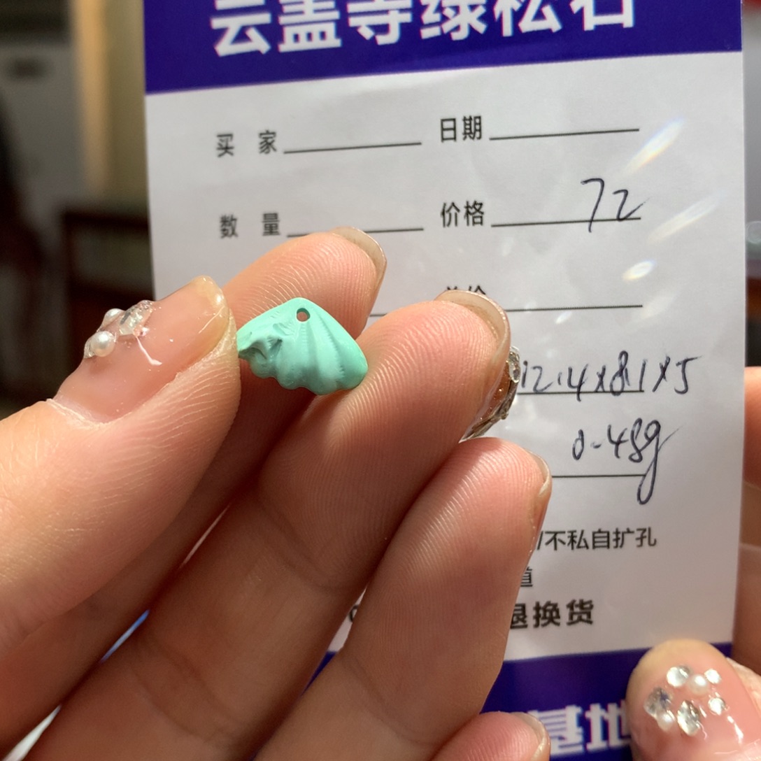 绿松石配饰未镶嵌