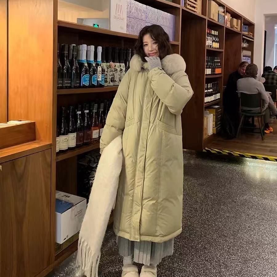 长款加厚保暖羽绒服