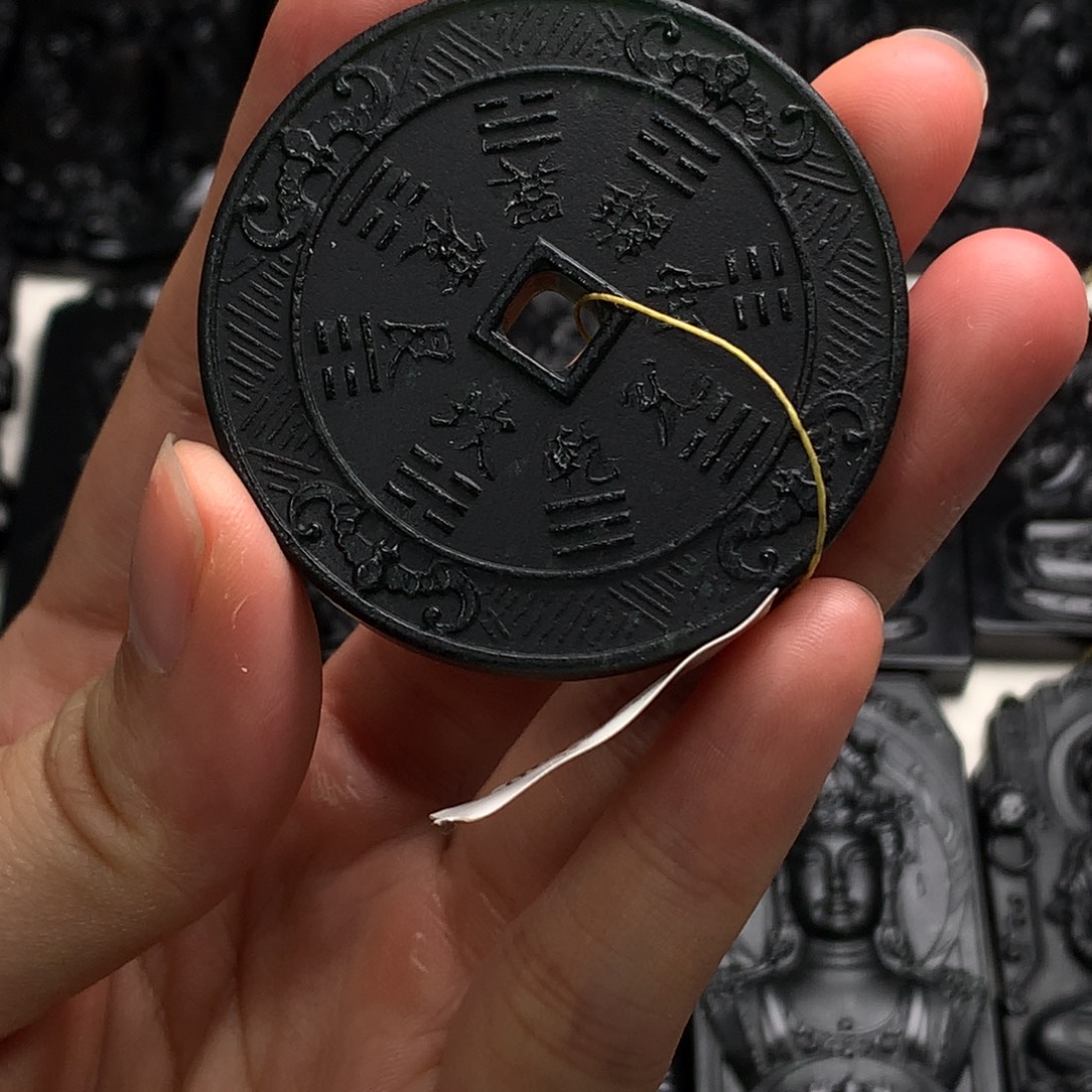 天然a货钢琴黑挂件