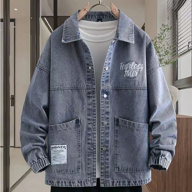 Z 001-199 男夹克男士牛仔休闲百搭宽松潮流港风韩版