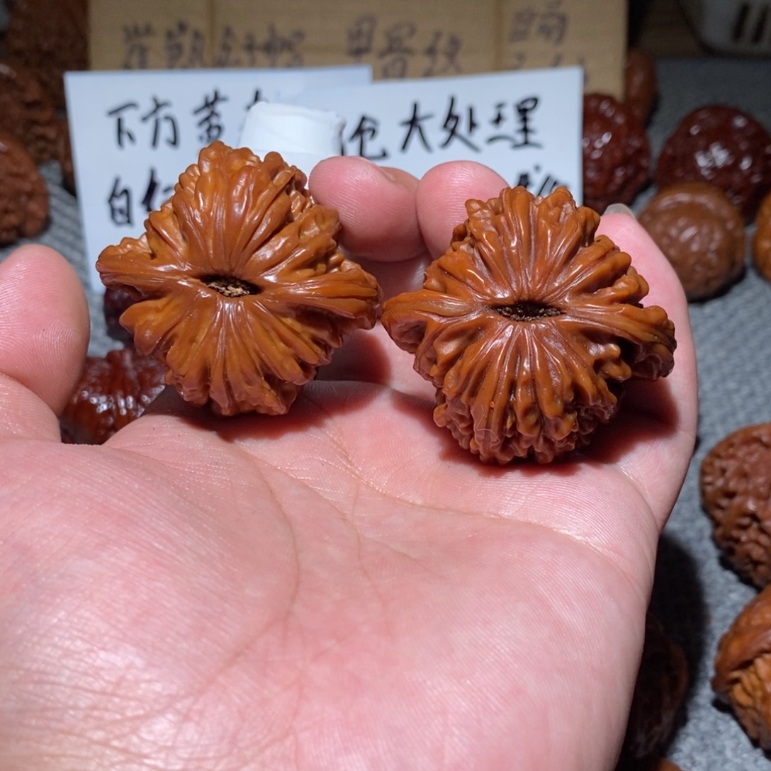 把件文玩核桃45四座楼