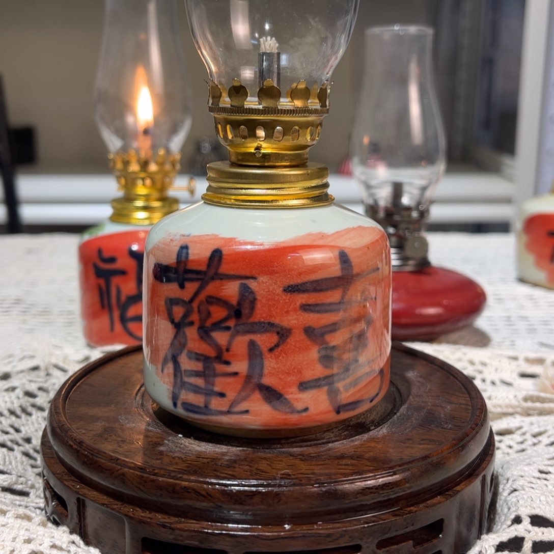 摆件景德镇陶瓷香薰灯