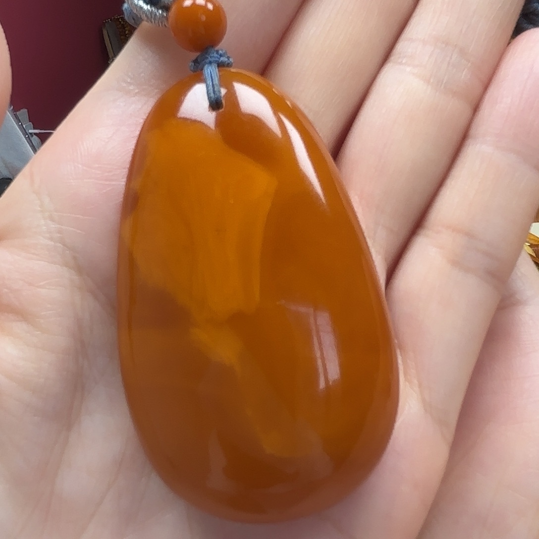 未镶嵌吊坠(不含链)蜜蜡19吊坠