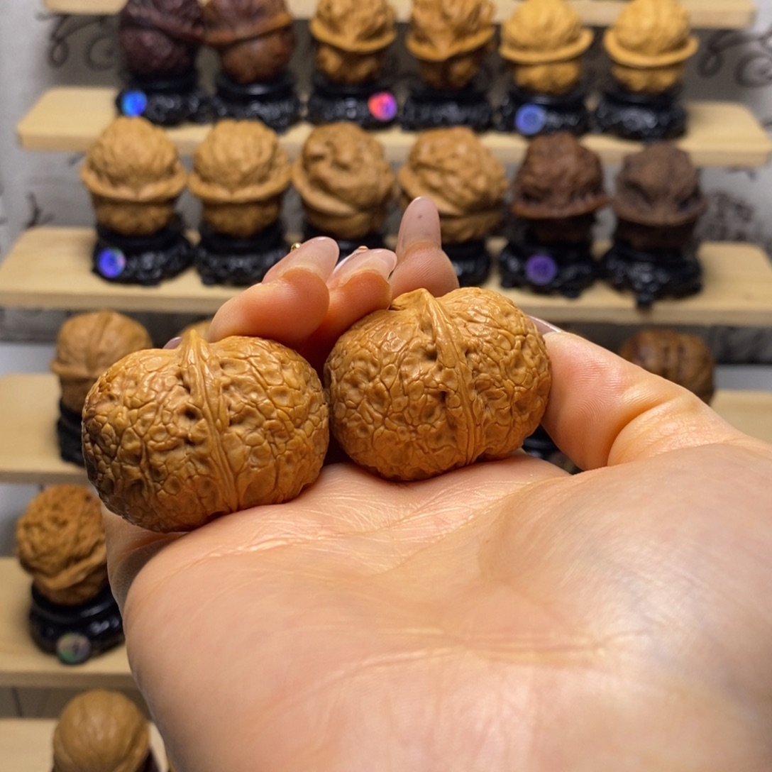 文玩核桃把件小花生y14