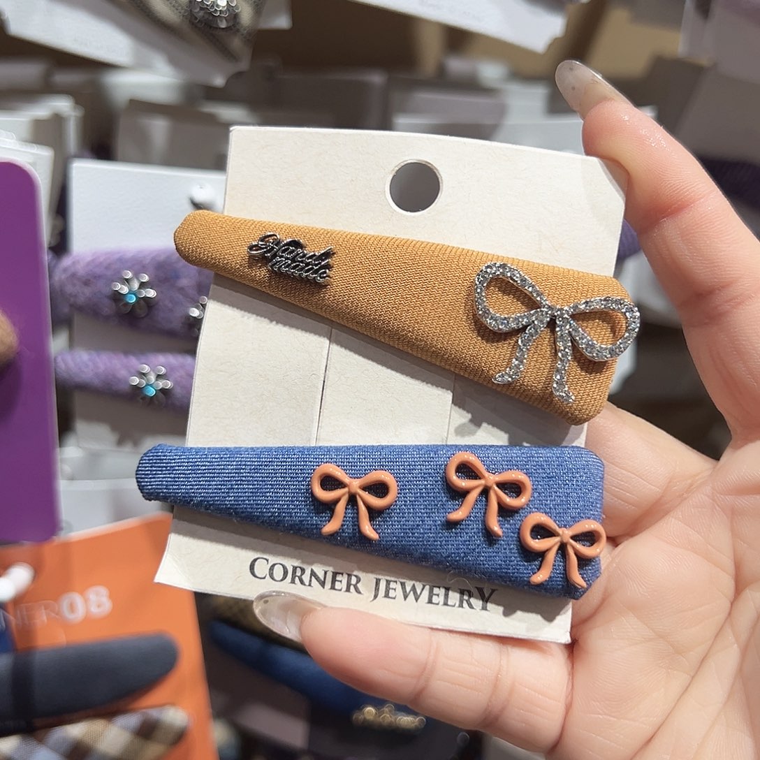 非金属橘色蝴蝶结掰掰