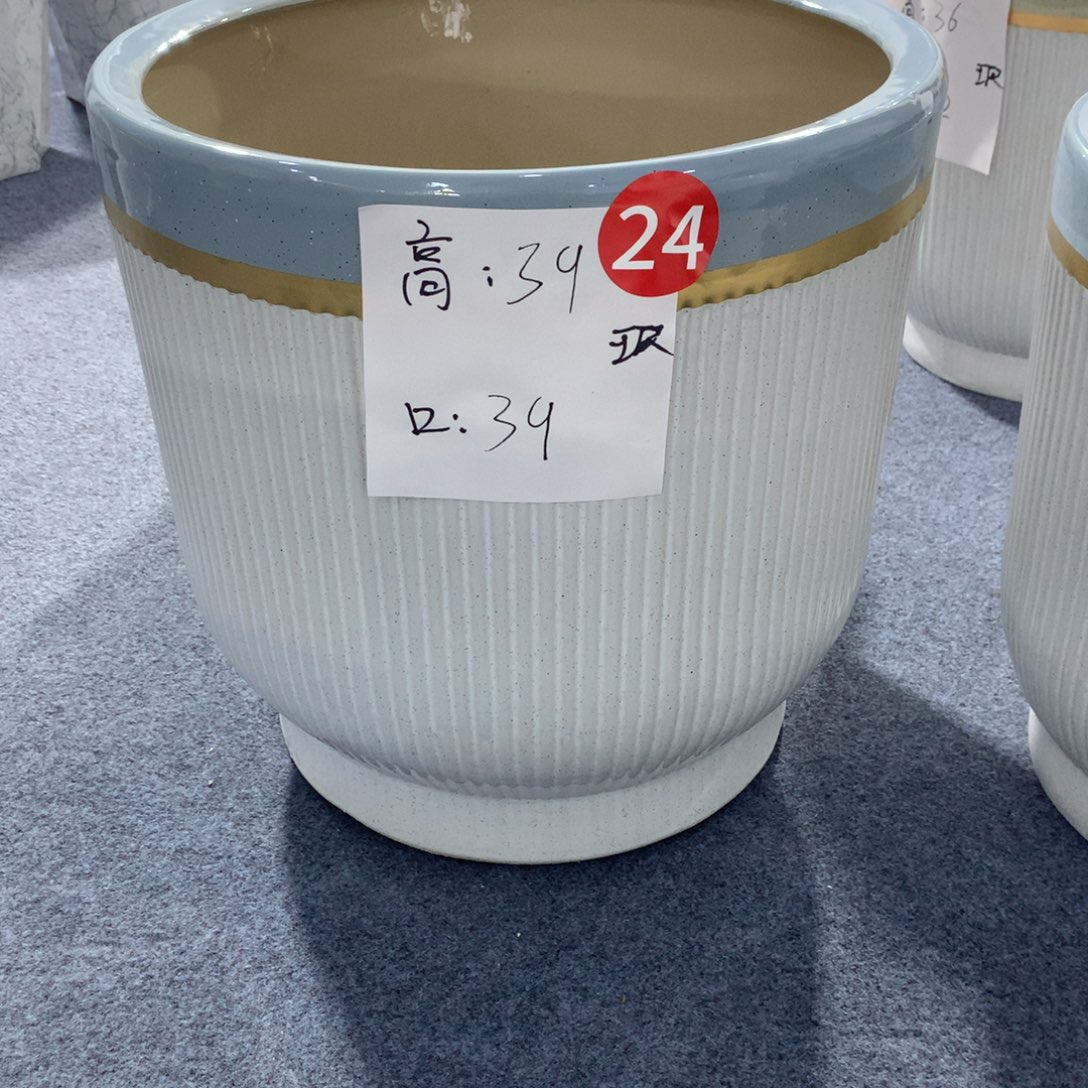 高温陶瓷花盆微瑕