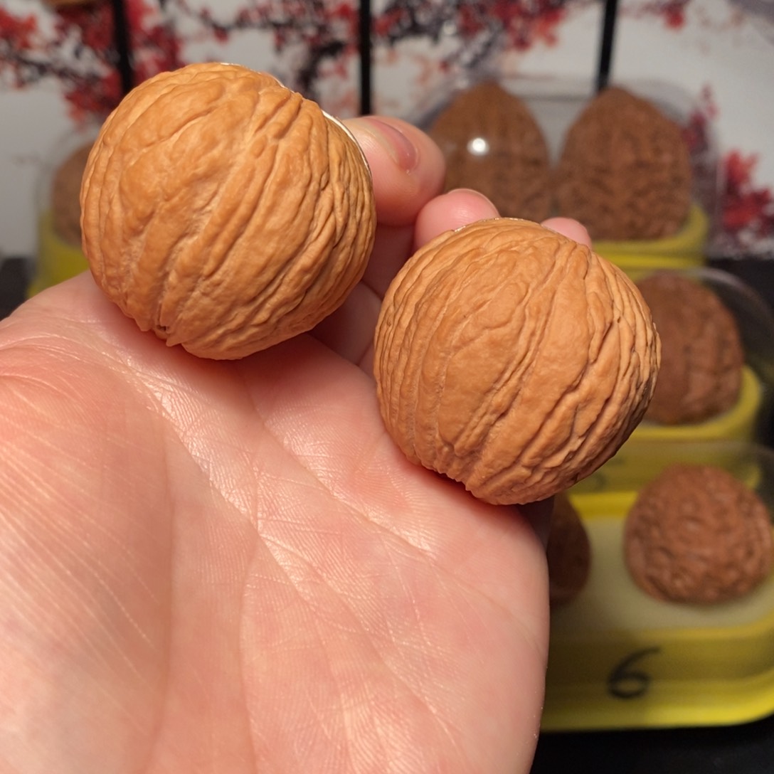 文玩核桃把件41尺元宝猴头核桃