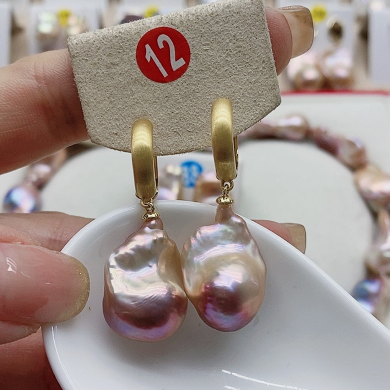 【闪购商品】淡水珍珠耳饰银S925镶嵌