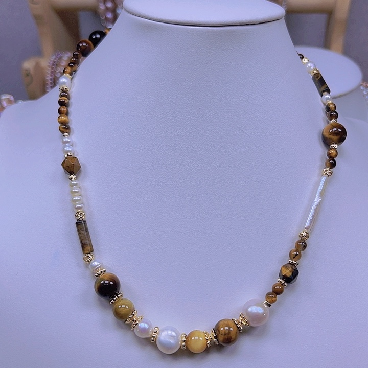 淡水珍珠手绳合金