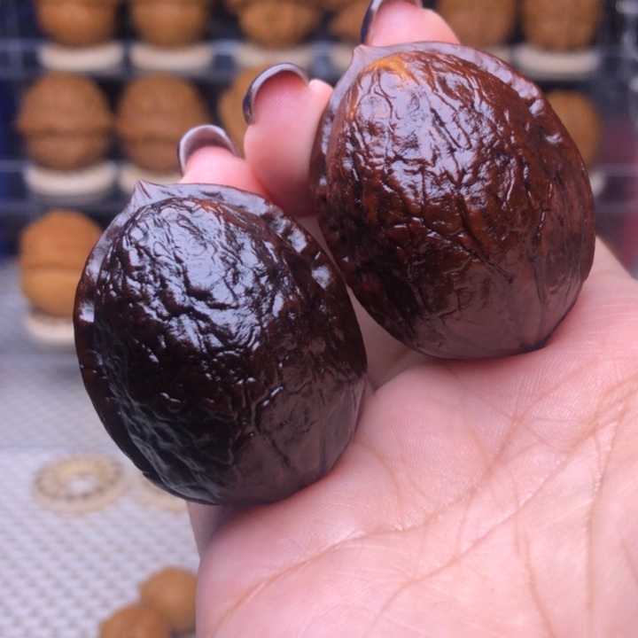 把件文玩核桃6号七彩大屁桃34尺