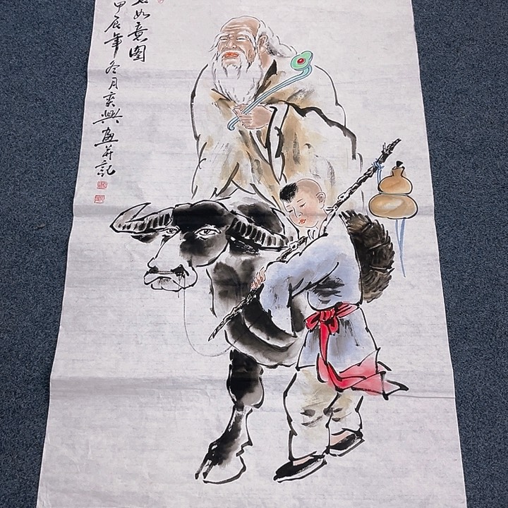 国画纯手绘字画宣纸