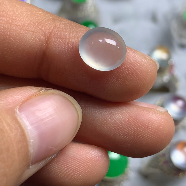 翡翠未镶嵌戒指9.5/8.2/4.7