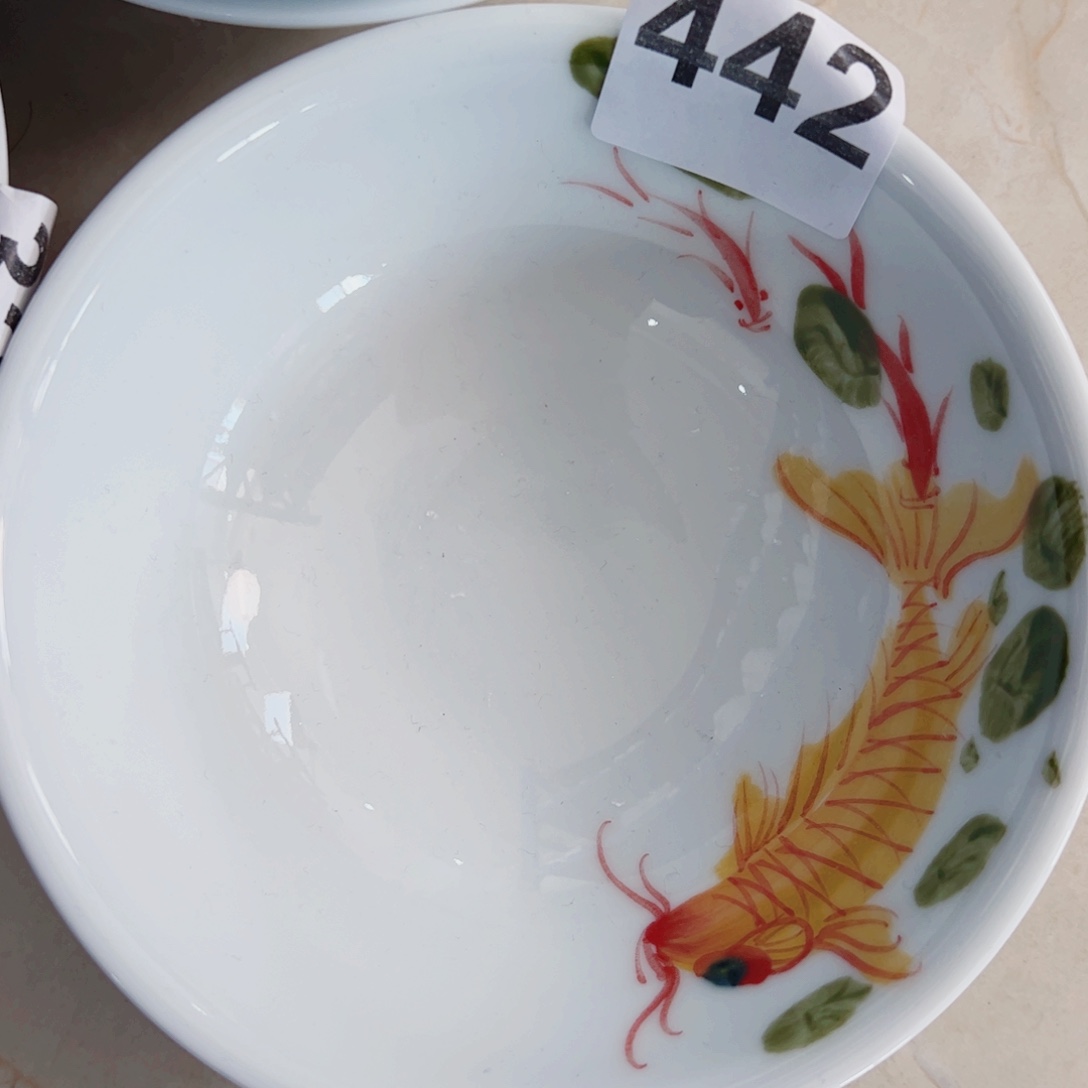 瓷片景德镇瓷器手工手绘制作