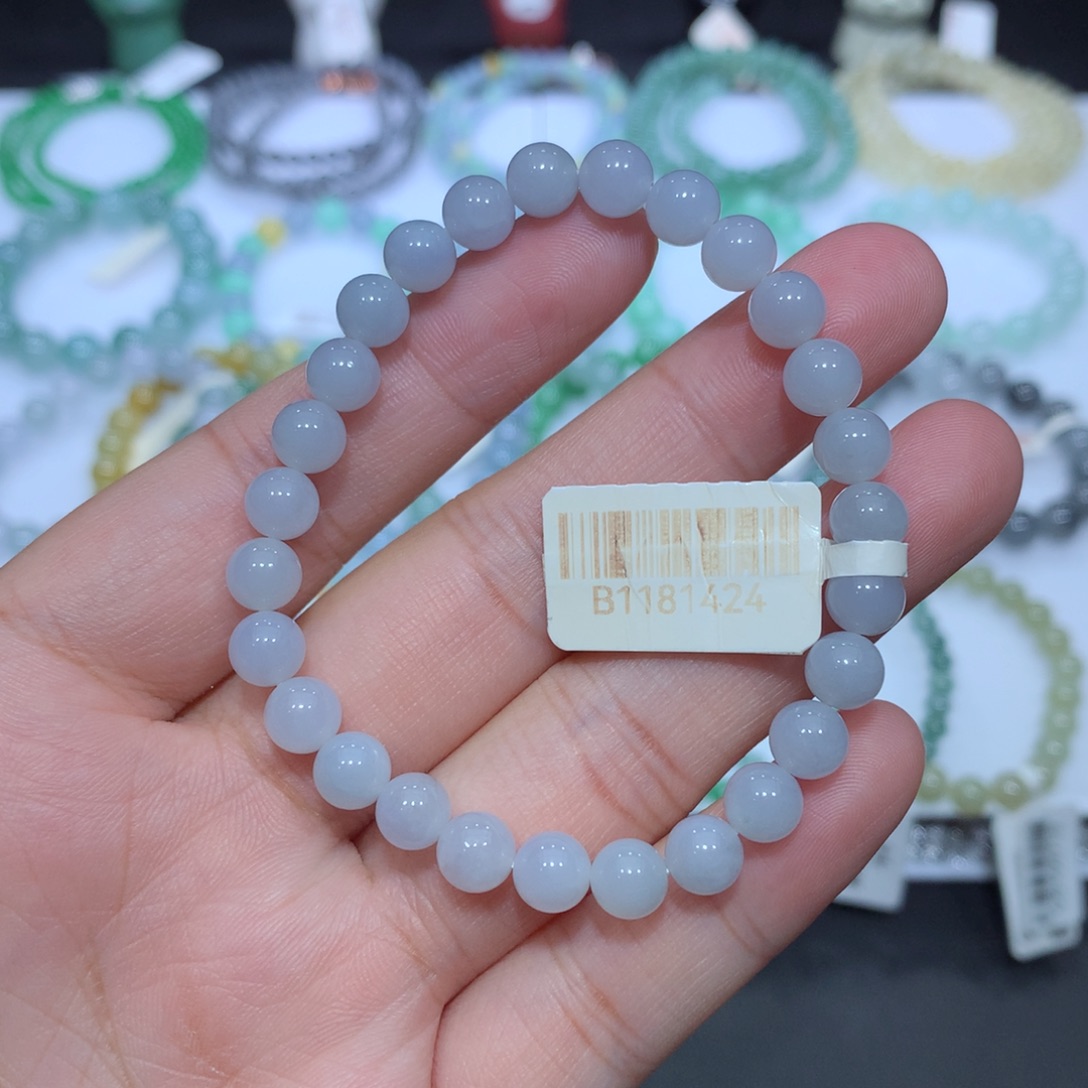 翡翠未镶嵌手串天然
