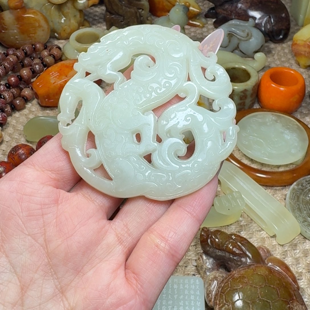 吊坠白玉菩提挂件