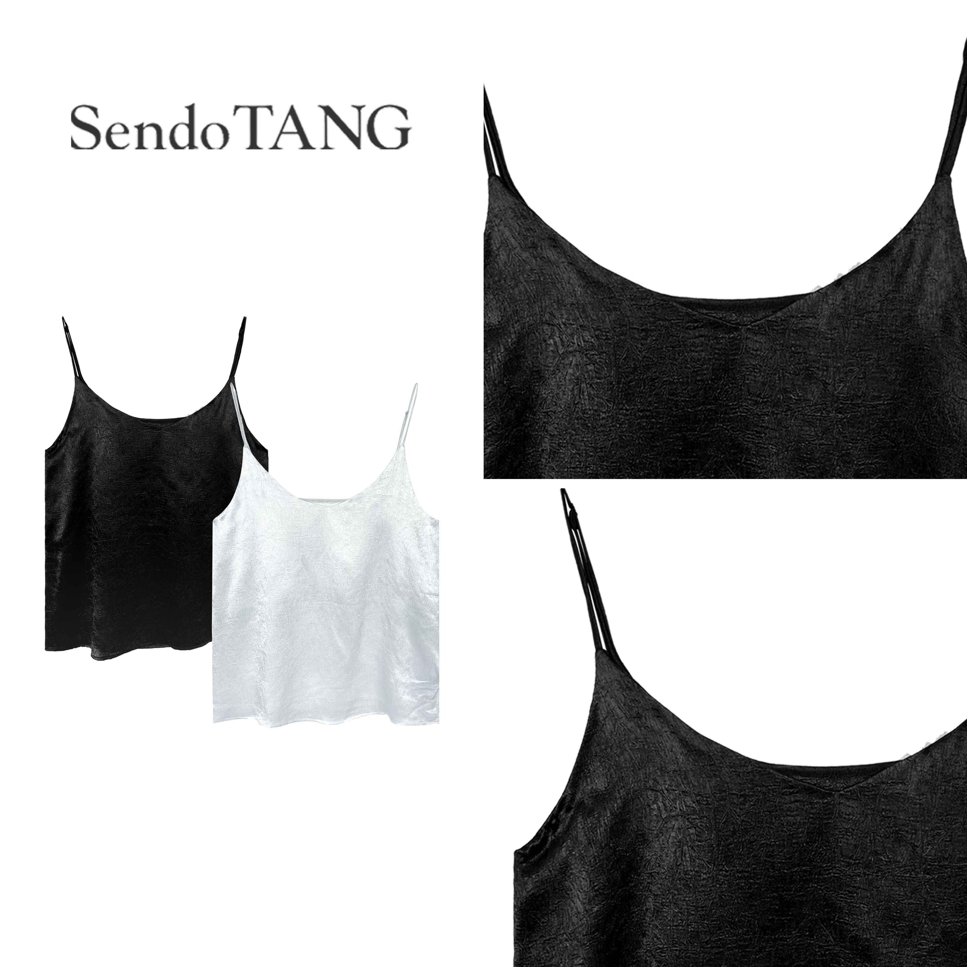 肩带可调节【发芽】胖多女装春款新款时尚洋气高级感气质百搭吊带