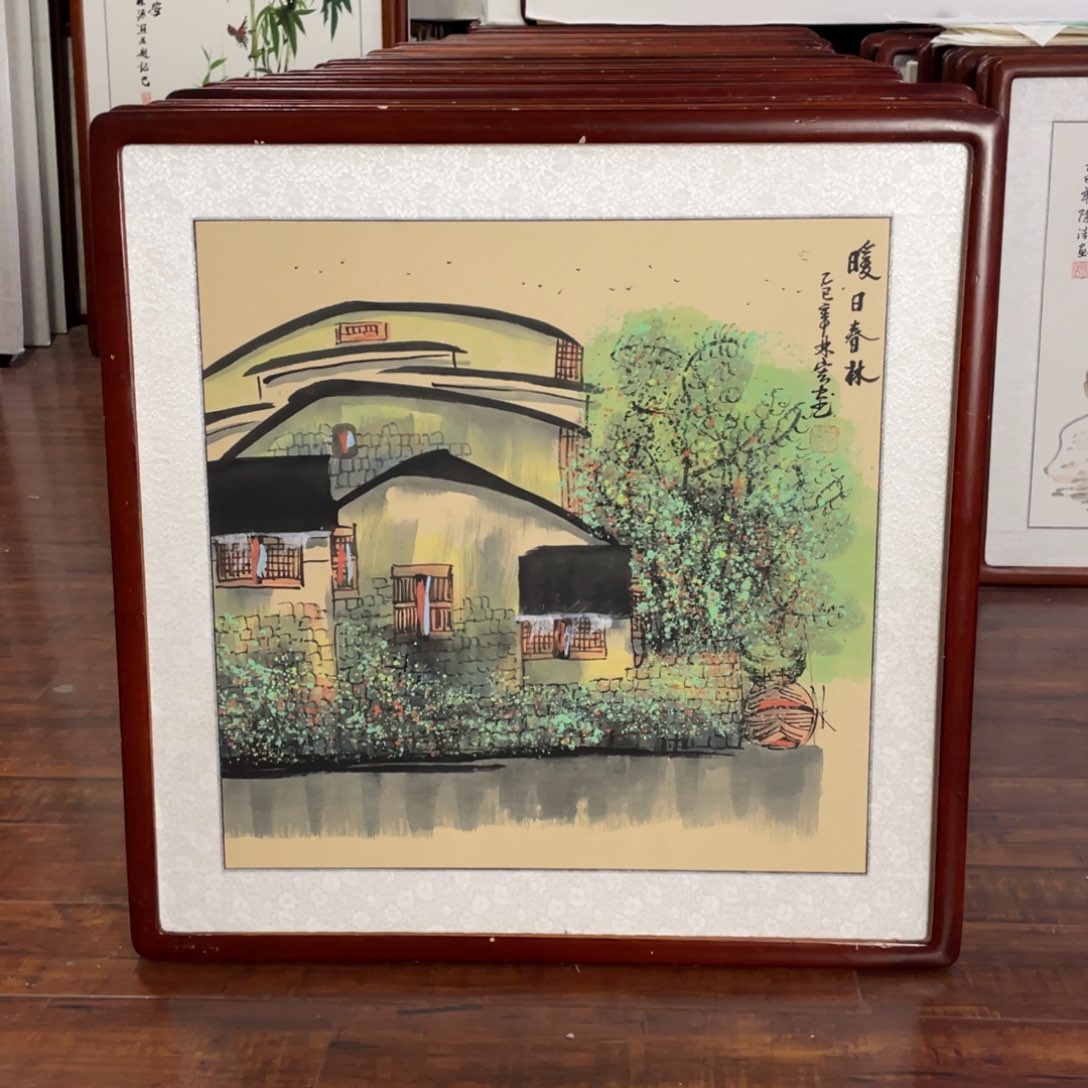 国画带框尺寸63*63厘米