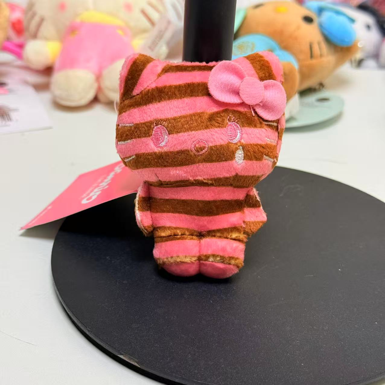 中古粉色条纹一滴泪Kitty