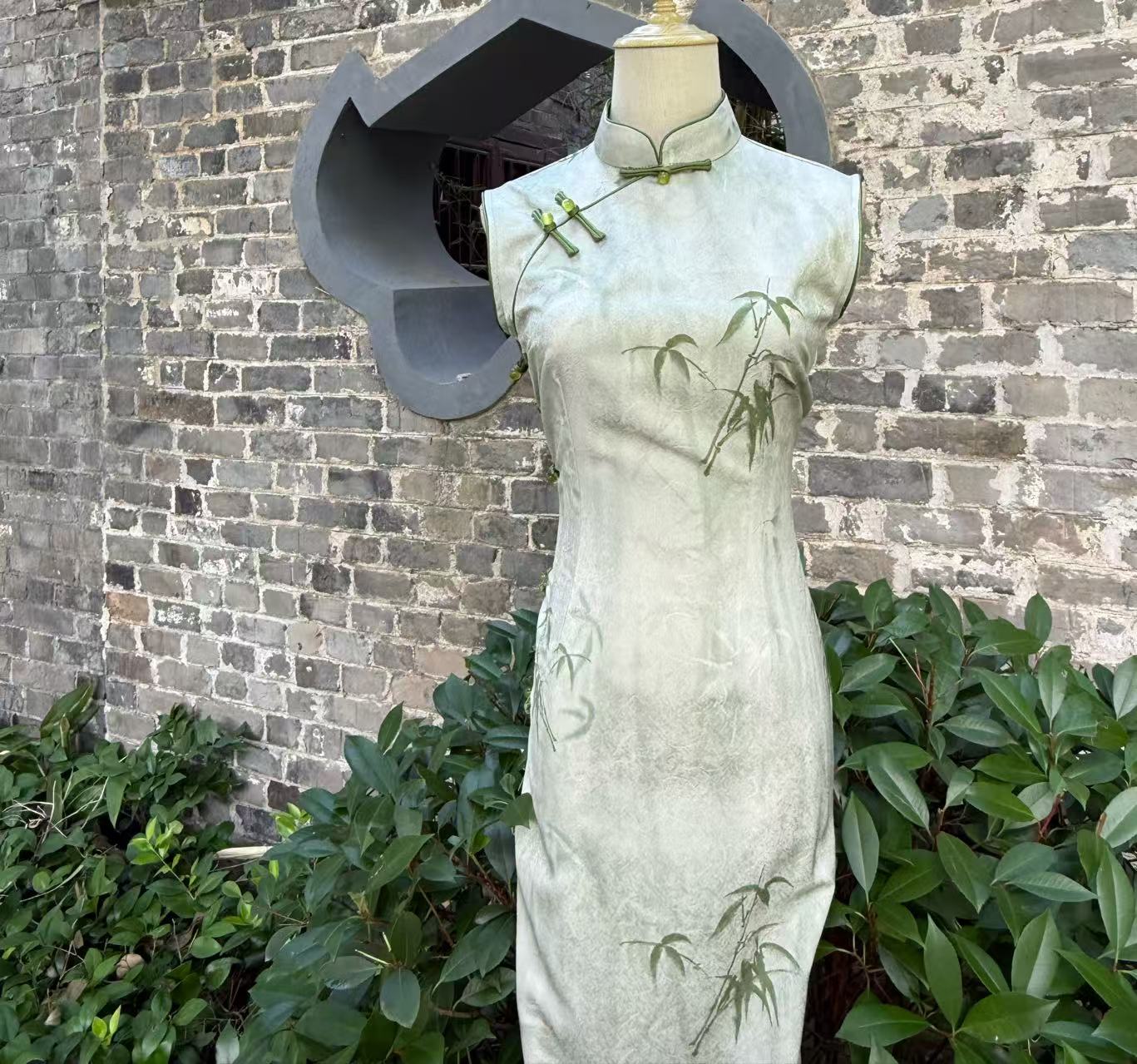 【青竹笺】2025年新中式夏季新款复古百搭日常淑女旗袍