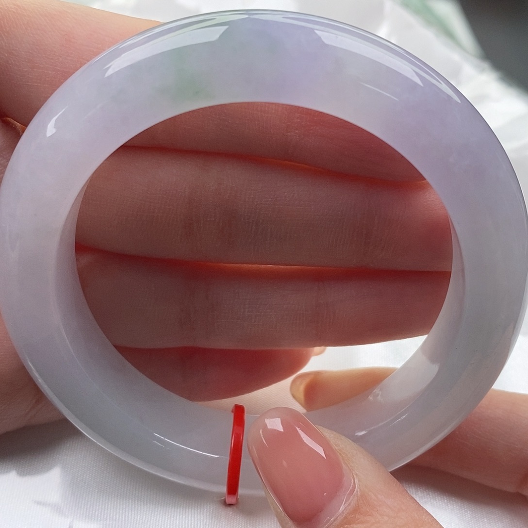 翡翠未镶嵌手镯缅甸天然A货翡翠 55