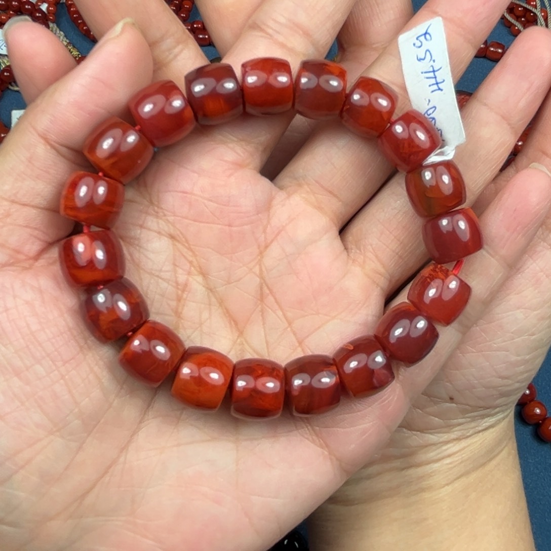 南红玛瑙手链未镶嵌