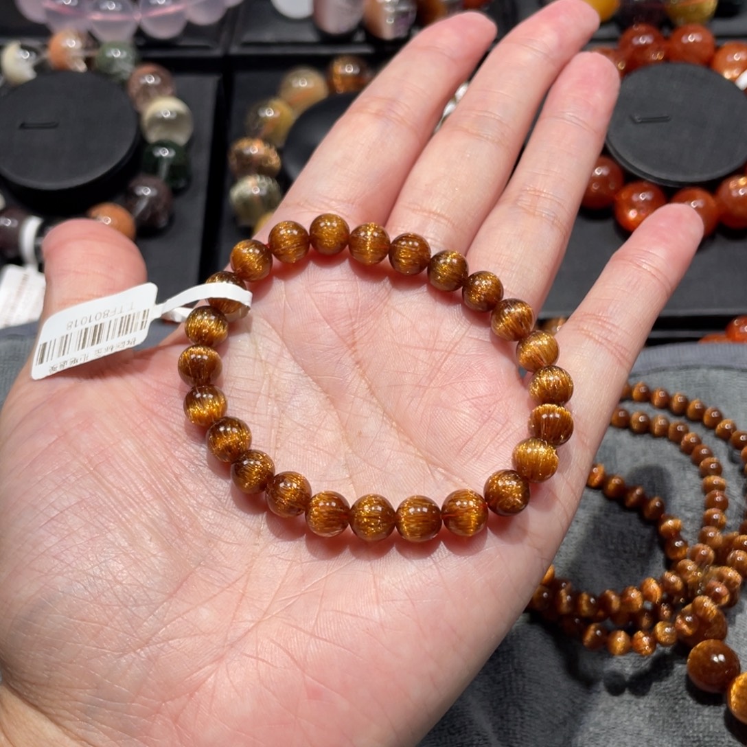 Z***G水晶手链未镶嵌铜顺发7.5mm