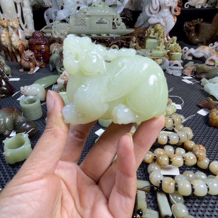 和田玉把件未镶嵌美*