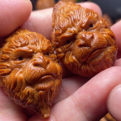 橄榄核手串/手链大圣手球一对3.2左右